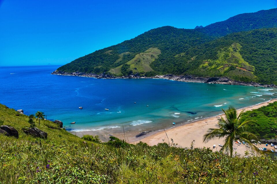 Praia do Bonete vista do Mirante - Foto: Paulo Stefani / Sectur Ilhabela